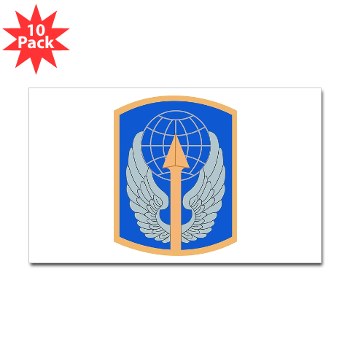 166AB - M01 - 01 - SSI - 166th Aviation Brigade - Sticker (Rectangle 10 pk) - Click Image to Close