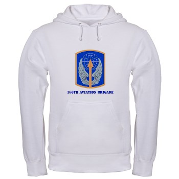 166AB - A01 - 03 - SSI - 166th Aviation Brigade with Text - Hooded Sweatshirt