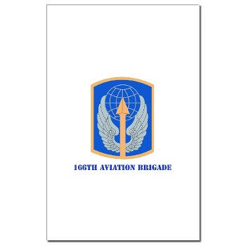 166AB - M01 - 02 - SSI - 166th Aviation Brigade with Text - Mini Poster Print