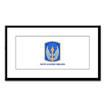 166AB - M01 - 02 - SSI - 166th Aviation Brigade with Text - Small Framed Print - Click Image to Close