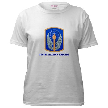 166AB - A01 - 04 - SSI - 166th Aviation Brigade with Text - Women's T-Shirt