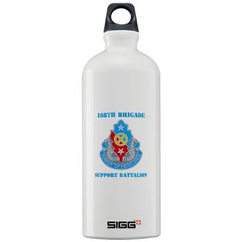 168BSB - M01 - 03 - DUI - 168th Bde - Support Bn with Text - Sigg Water Bottle 1.0L