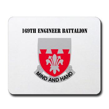 169EB - M01 - 03 - DUI - 169th Engineer Battalion with Text - Mousepad - Click Image to Close