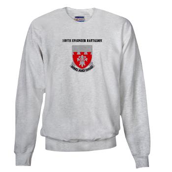 169EB - A01 - 03 - DUI - 169th Engineer Battalion with Text - Sweatshirt