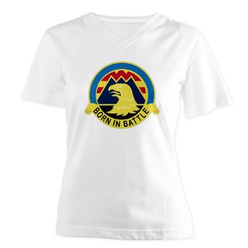 16AB - A01 - 04 - DUI - 16th Aviation Brigade - Women's V-Neck T-Shirt