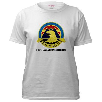 16AB - A01 - 04 - DUI - 16th Aviation Brigade with Text - Women's T-Shirt