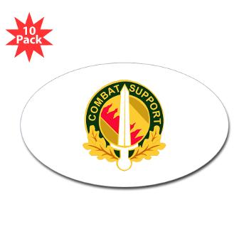 16MPB - M01 - 01 - DUI - 16th Military Police Brigade - Sticker (Oval 10 pk)