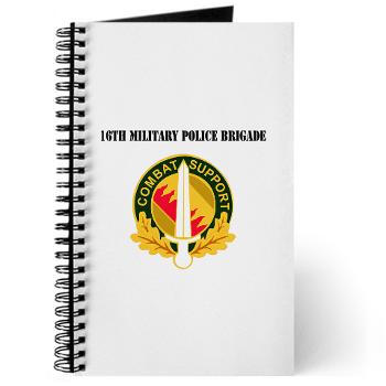 16MPB - M01 - 02 - DUI - 16th Military Police Brigade with Text - Journal