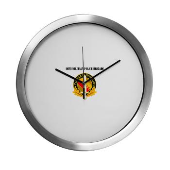 16MPB - M01 - 03 - DUI - 16th Military Police Brigade with Text - Modern Wall Clock