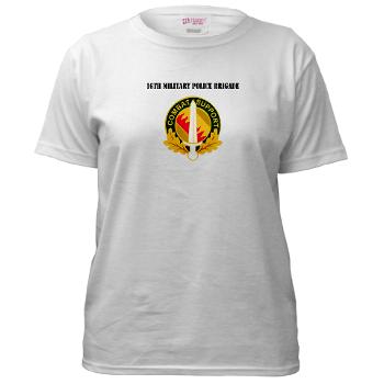 16MPB - A01 - 04 - DUI - 16th Military Police Brigade with Text - Women's T-Shirt