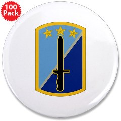 170IB - M01 - 01 - SSI - 170th Infantry Brigade - 3.5" Button (100 pack)