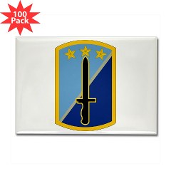170IB - M01 - 01 - SSI - 170th Infantry Brigade - Rectangle Magnet (100 pack)