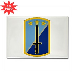 170IB - M01 - 01 - SSI - 170th Infantry Brigade - Rectangle Magnet (10 pack)