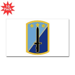 170IB - M01 - 01 - SSI - 170th Infantry Brigade - Sticker (Rectangle 10 pk)