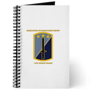 170IBHHC - M01 - 02 - HHC - 170th Infantry Bde with Text Journal