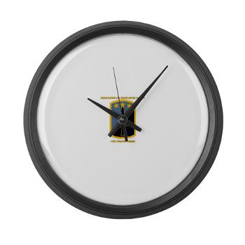 170IBHHC - M01 - 03 - HHC - 170th Infantry Bde with Text Large Wall Clock