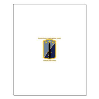 170IBHHC - M01 - 02 - HHC - 170th Infantry Bde with Text Small Poster