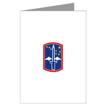 172IB - M01 - 02 - SSI - 172nd Infantry Brigade Greeting Cards (Pk of 10)
