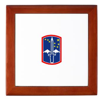 172IB - M01 - 03 - SSI - 172nd Infantry Brigade Keepsake Box