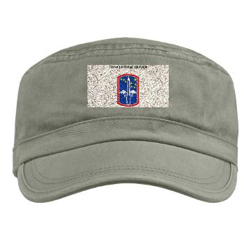 172IB - A01 - 01 - SSI - 172nd Infantry Brigade with text Military Cap