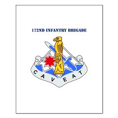172IB - M01 - 02 - DUI - 172nd Infantry Brigade with Text Small Poster