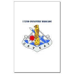 172IB - M01 - 02 - DUI - 172nd Infantry Brigade with Text Mini Poster Print