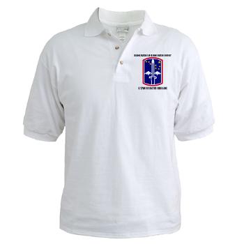 172IBHHC - A01 - 04 - HHC - 172nd Infantry Brigade with Text - Golf Shirt - Click Image to Close