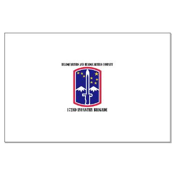 172IBHHC - M01 - 02 - HHC - 172nd Infantry Brigade with Text - Large Poster - Click Image to Close