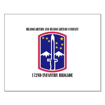 172IBHHC - M01 - 02 - HHC - 172nd Infantry Brigade with Text - Small Poster