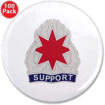 172SB - M01 - 01 - DUI - 172nd Support Battalion - 3.5" Button (100 pack)