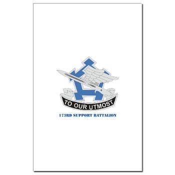 173SB - M01 - 02 - DUI - 173rd Support Battalion with Text - Mini Poster Print
