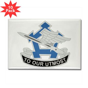 173SB - M01 - 01 - DUI - 173rd Support Battalion - Rectangle Magnet (10 pack) - Click Image to Close