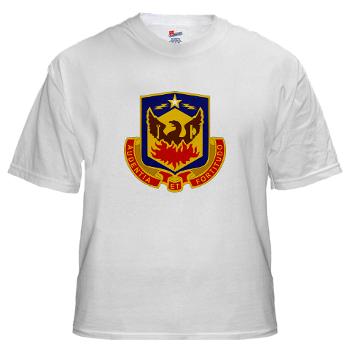 173STB - A01 - 04 - DUI - 173rd Special Troops Battalion - White T-Shirt