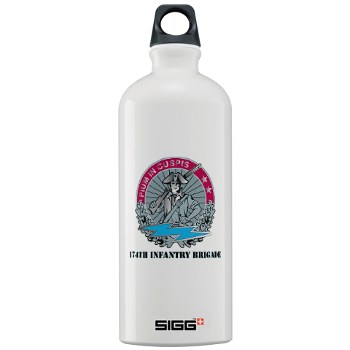 174IB - M01 - 03 - DUI - 174th Infantry Brigade with text Sigg Water Bottle 1.0L