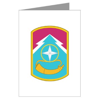 174IB - M01 - 02 - SSI - 174th Infantry Brigade Greeting Cards (Pk of 10) - Click Image to Close