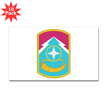 174IB - M01 - 01 - SSI - 174th Infantry Brigade Sticker (Rectangle 10 pk)