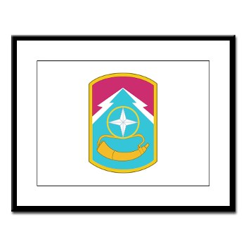 174IB - M01 - 02 - SSI - 174th Infantry Brigade Large Framed Print - Click Image to Close