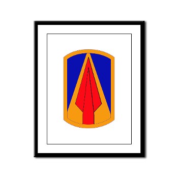 177AB - M01 - 02 - SSI - 177th Armored Brigade Framed Panel Print