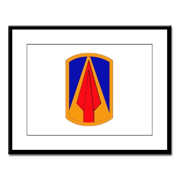 177AB - M01 - 02 - SSI - 177th Armored Brigade Large Framed Print