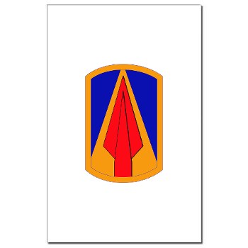 177AB - M01 - 02 - SSI - 177th Armored Brigade Mini Poster Print