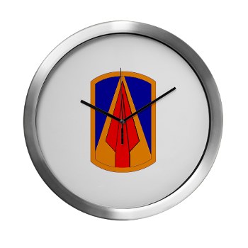 177AB - M01 - 03 - SSI - 177th Armored Brigade Modern Wall Clock - Click Image to Close