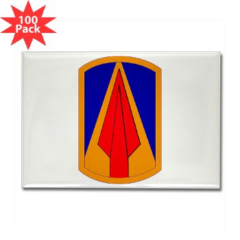177AB - M01 - 01 - SSI - 177th Armored Brigade Rectangle Magnet (100 pack)