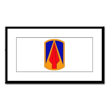 177AB - M01 - 02 - SSI - 177th Armored Brigade Small Framed Print