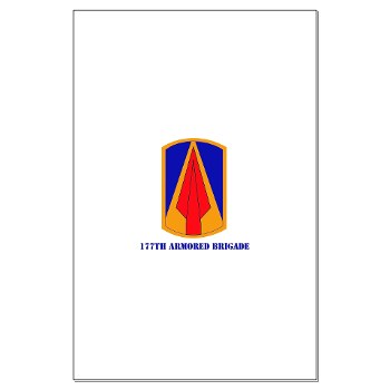 177AB - M01 - 02 - SSI - 177th Armored Brigade with Text Large Poster