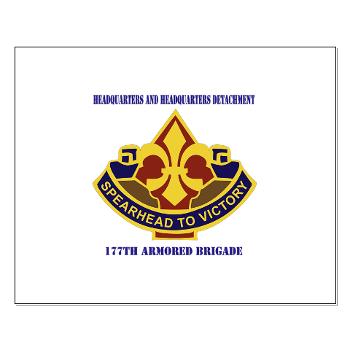177ABHHD - M01 - 02 - HHD - 177th Armored Bde with Text Small Poster