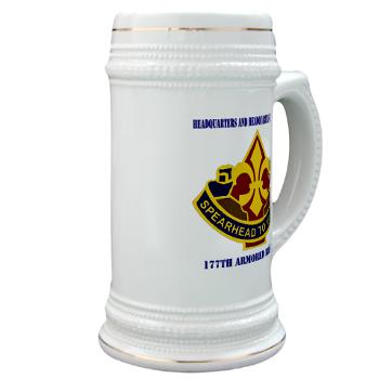 177ABHHD - M01 - 03 - HHD - 177th Armored Bde with Text Stein - Click Image to Close