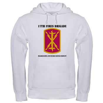 17BHHB - A01 - 03 - DUI - Headquarters and Headquarters Battery With Text - Hooded Sweatshirt - Click Image to Close