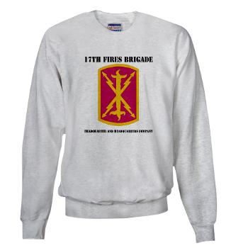 17BHHB - A01 - 03 - DUI - Headquarters and Headquarters Battery With Text - Sweatshirt - Click Image to Close
