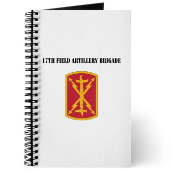 17FAB - M01 - 02 - SSI - 17th Field Artillery Brigade with Text - Journal