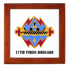 17FB - M01 - 03 - DUI - 17th Fires Brigade with Text Keepsake Box